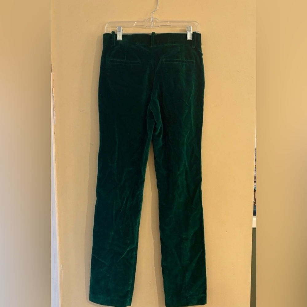 Zara Deep Green Velvet Trousers